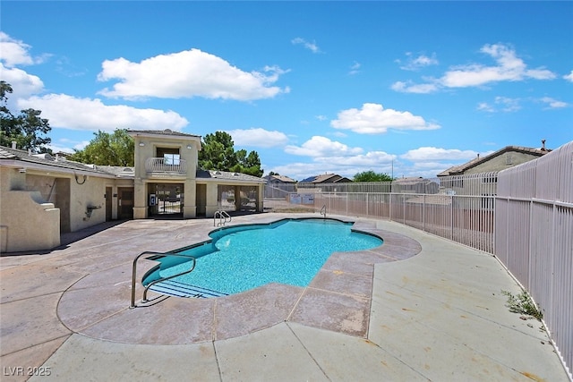 4132 Joyous St, North Las Vegas, NV 89032 - view of pool with a patio and a fenced backyard