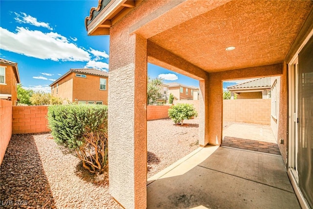 9271 Martel Ave, Las Vegas, NV 89148 - fenced backyard with a patio area