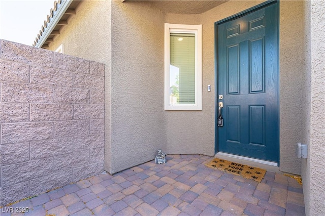 4376 Latitude Valley Ct, North Las Vegas, NV 89084 - property entrance featuring stucco siding