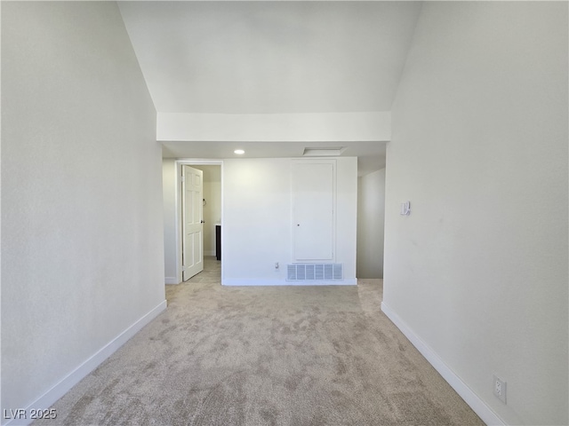 3056 Garnet Ct, Las Vegas, NV 89121 - empty room with baseboards, light colored carpet, and recessed lighting