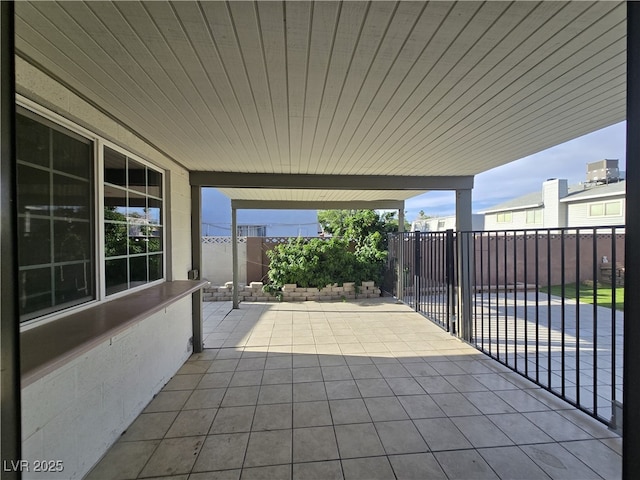 3056 Garnet Ct, Las Vegas, NV 89121 - fenced backyard featuring a patio area