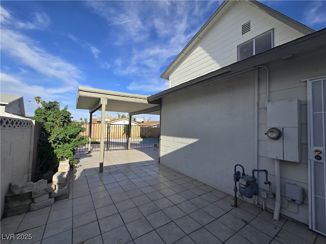 3056 Garnet Ct, Las Vegas, NV 89121 - view of patio / terrace