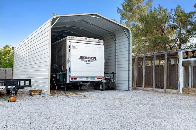 7545 Constantinople Ave, Las Vegas, NV 89129 - view of vehicle parking with a carport and driveway