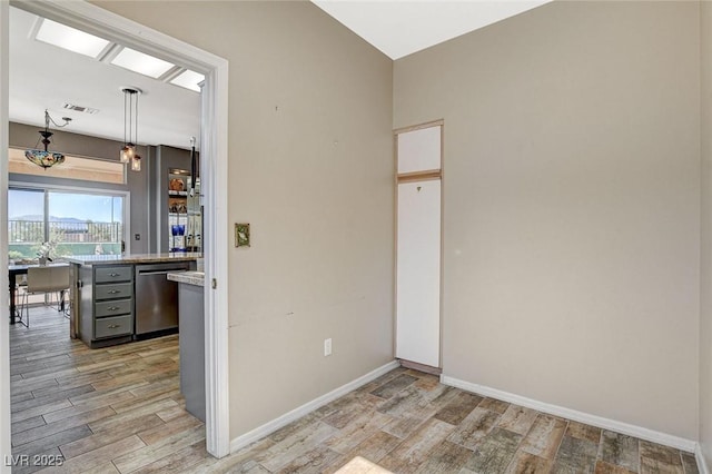 3112 Haddon Dr, Las Vegas, NV 89134 - hallway with light wood-type flooring