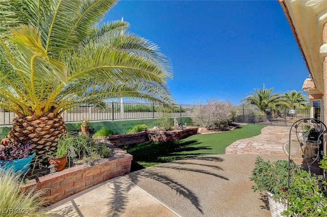 3112 Haddon Dr, Las Vegas, NV 89134 - fenced backyard with a patio area