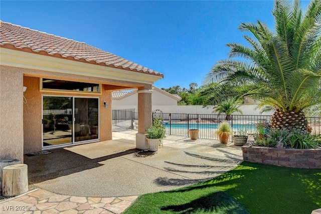 3112 Haddon Dr, Las Vegas, NV 89134 - fenced backyard featuring a patio area