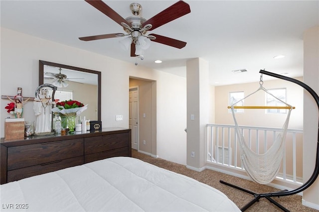 9039 Alex Creek Ave, Las Vegas, NV 89149 - bedroom with carpet and recessed lighting