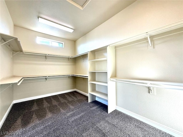 5451 Fernwood Ct, Pahrump, NV 89061 - spacious closet featuring dark carpet