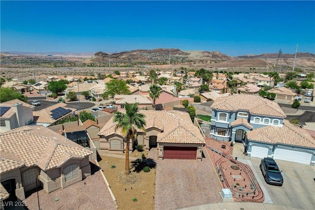 983 Cutter St, Henderson, NV 89011 - aerial view of residential area with mountains