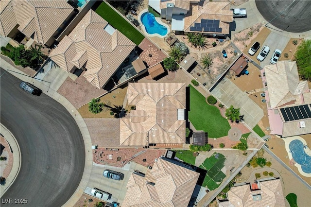 983 Cutter St, Henderson, NV 89011 - drone / aerial view of a pool area