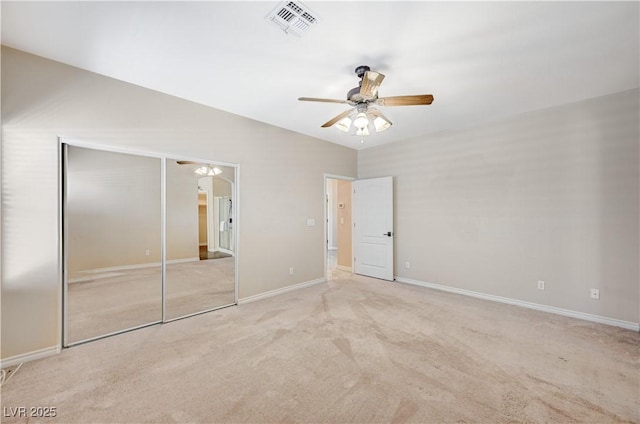 983 Cutter St, Henderson, NV 89011 - unfurnished bedroom featuring carpet flooring, a closet, and ceiling fan
