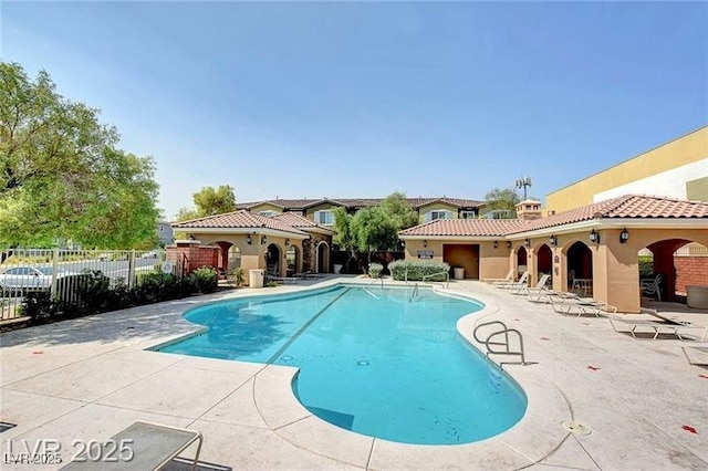 8534 Insignia Ave Unit 101, Las Vegas, NV 89178 - community pool featuring a patio area