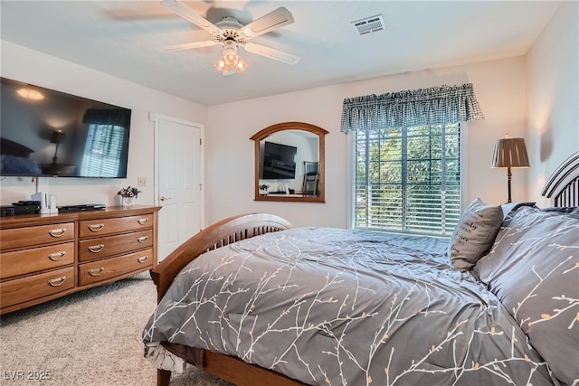 4075 E Oquendo Rd, Las Vegas, NV 89120 - carpeted bedroom featuring ceiling fan