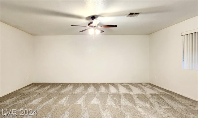 8410 Eldora Ave Unit 2046, Las Vegas, NV 89117 - spare room with carpet flooring, ceiling fan, and baseboards