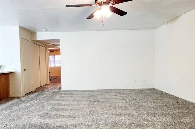 8410 Eldora Ave Unit 2046, Las Vegas, NV 89117 - spare room with carpet floors and a ceiling fan