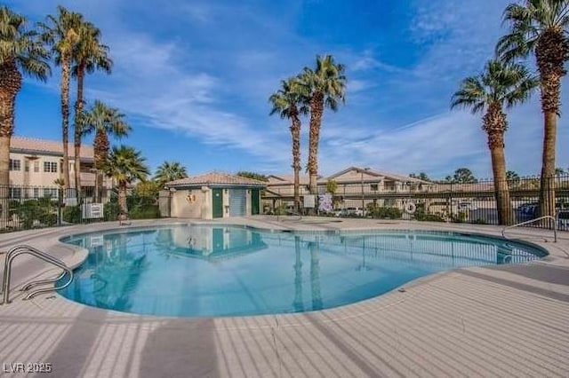 8410 Eldora Ave Unit 2046, Las Vegas, NV 89117 - community pool featuring a patio area