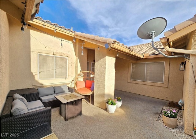2035 E Warm Springs Rd Unit 1017, Las Vegas, NV 89119 - view of patio featuring an outdoor hangout area
