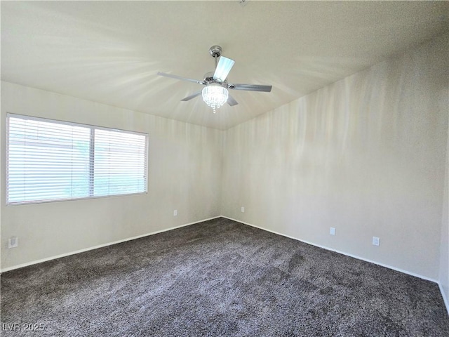 2035 E Warm Springs Rd Unit 1017, Las Vegas, NV 89119 - unfurnished room featuring dark carpet, ceiling fan, and baseboards