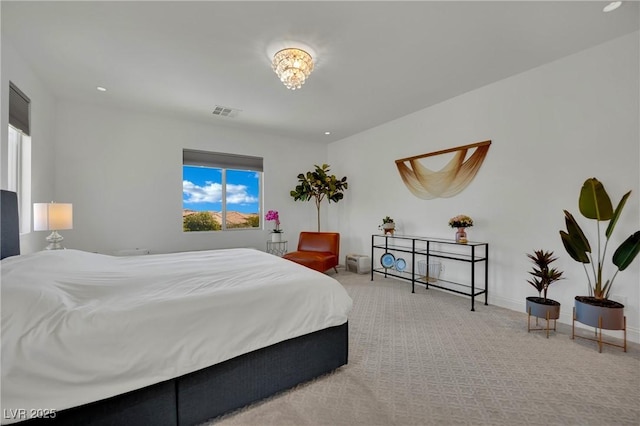 362 Port Reggio St, Las Vegas, NV 89138 - carpeted bedroom with baseboards and recessed lighting