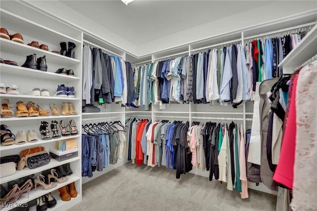 362 Port Reggio St, Las Vegas, NV 89138 - walk in closet featuring carpet flooring