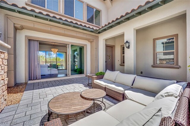 362 Port Reggio St, Las Vegas, NV 89138 - view of patio featuring an outdoor hangout area