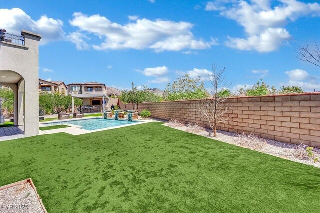 362 Port Reggio St, Las Vegas, NV 89138 - view of yard featuring a patio area