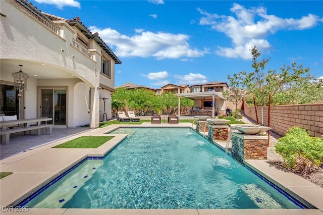 362 Port Reggio St, Las Vegas, NV 89138 - view of swimming pool with a patio