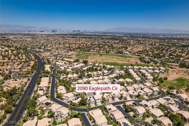 2090 Eaglepath Cir, Henderson, NV 89074 - view of property location featuring mountains and nearby suburban area