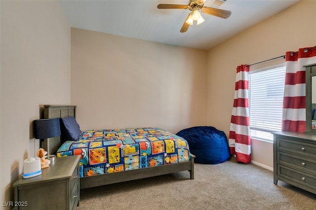 2090 Eaglepath Cir, Henderson, NV 89074 - carpeted bedroom featuring multiple windows, baseboards, and ceiling fan