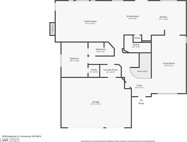 2090 Eaglepath Cir, Henderson, NV 89074 - home floor plan