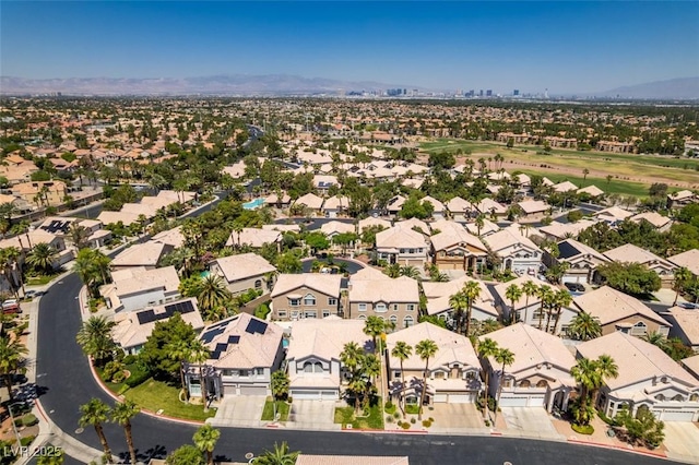 2090 Eaglepath Cir, Henderson, NV 89074 - aerial perspective of suburban area featuring a mountainous background