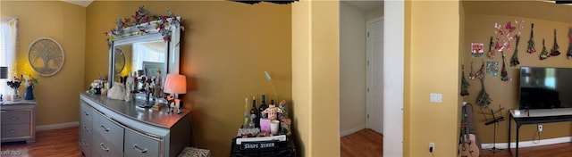 5043 Gable Crest Ct, Las Vegas, NV 89141 - bedroom with wood finished floors and baseboards