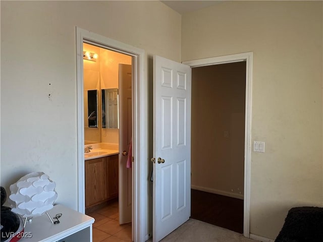 5043 Gable Crest Ct, Las Vegas, NV 89141 - bedroom with a sink and ensuite bath