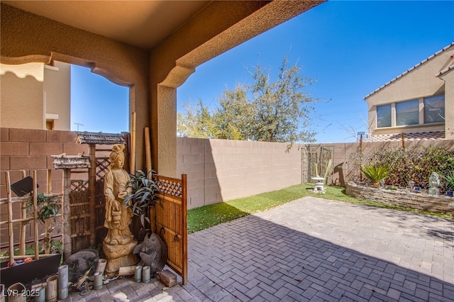 1794 Morro Vista Dr, Las Vegas, NV 89135 - fenced backyard featuring a patio area