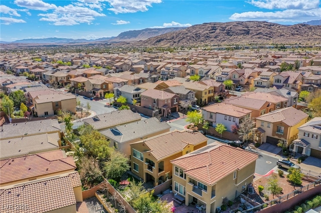 1794 Morro Vista Dr, Las Vegas, NV 89135 - aerial view of residential area featuring a mountainous background