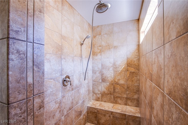 1794 Morro Vista Dr, Las Vegas, NV 89135 - bathroom with a tile shower