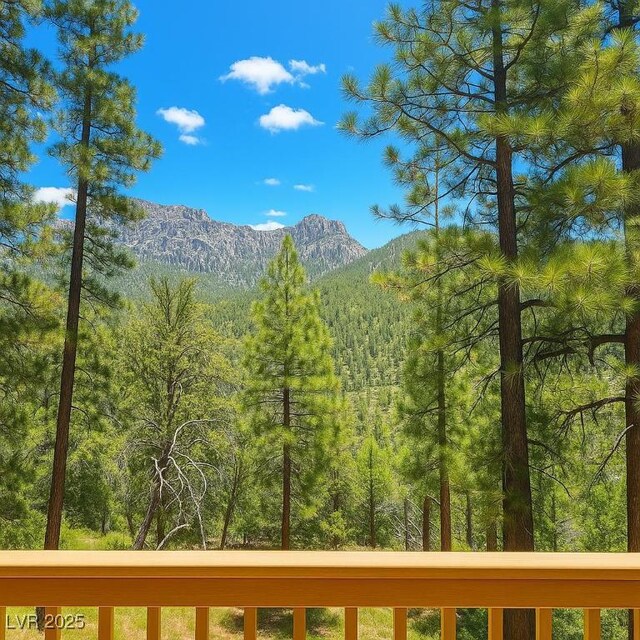 4178 Matterhorn Way, Las Vegas, NV 89124 - mountain view featuring a forest