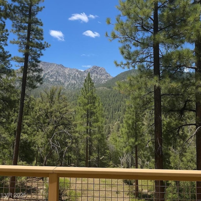 4178 Matterhorn Way, Las Vegas, NV 89124 - view of mountain background with a heavily wooded area