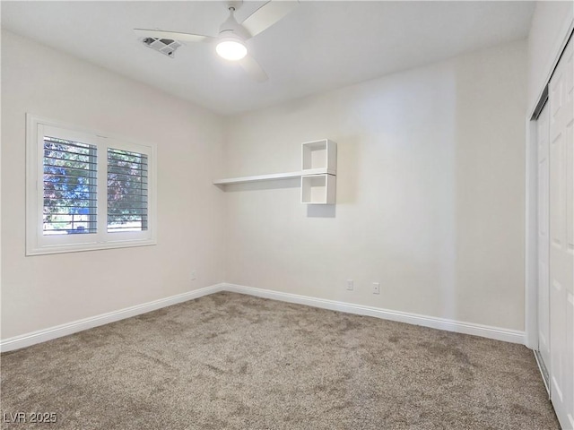 5500 Santovito St, Pahrump, NV 89061 - unfurnished room featuring carpet floors, ceiling fan, and baseboards