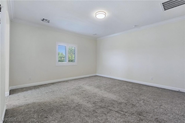 5500 Santovito St, Pahrump, NV 89061 - empty room featuring ornamental molding, carpet flooring, and baseboards