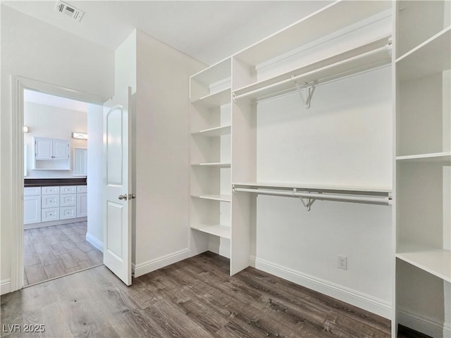 5500 Santovito St, Pahrump, NV 89061 - walk in closet with wood finished floors