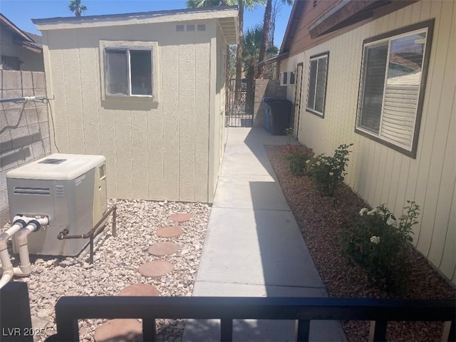 5821 Santa Catalina Ave, Las Vegas, NV 89108 - view of side of property featuring a central air condition unit