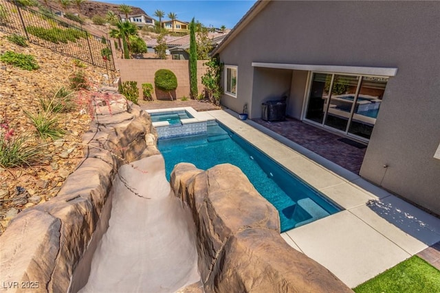 8 Via Tiberina, Las Vegas, NV 89011 - view of swimming pool with a pool with connected hot tub