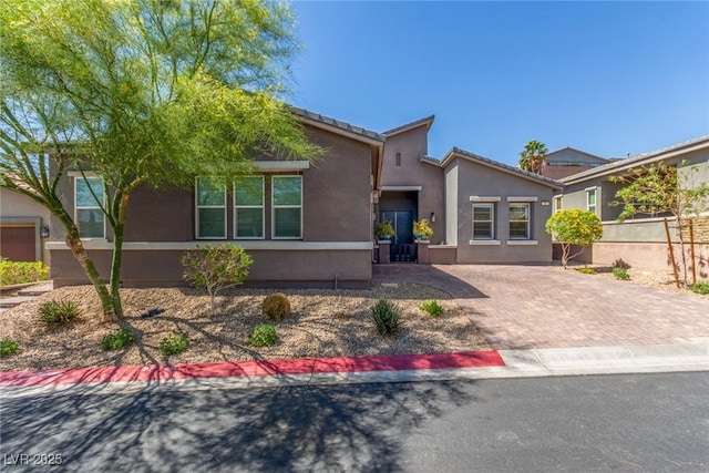 8 Via Tiberina, Las Vegas, NV 89011 - view of front of home with stucco siding