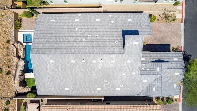 8 Via Tiberina, Las Vegas, NV 89011 - view from above of property