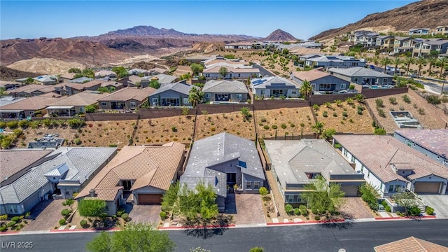 8 Via Tiberina, Las Vegas, NV 89011 - aerial perspective of suburban area featuring a mountainous background
