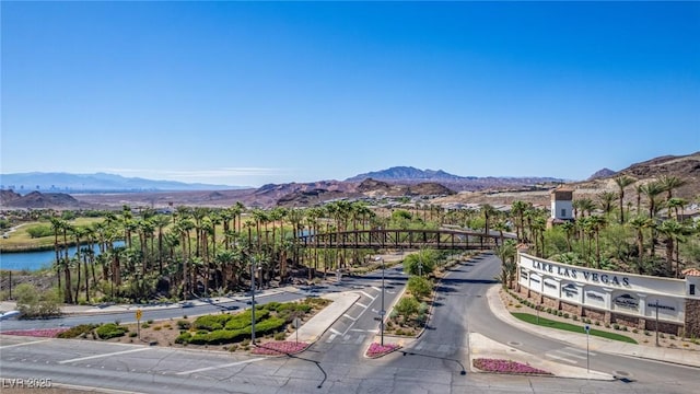 8 Via Tiberina, Las Vegas, NV 89011 - mountain view featuring a nearby body of water