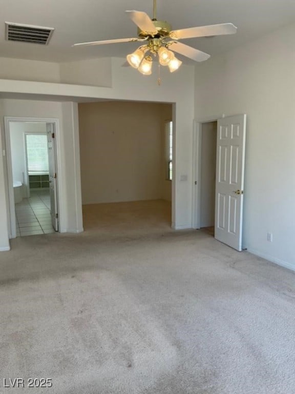 10816 Elm Ridge Ave, Las Vegas, NV 89144 - empty room with carpet flooring and ceiling fan