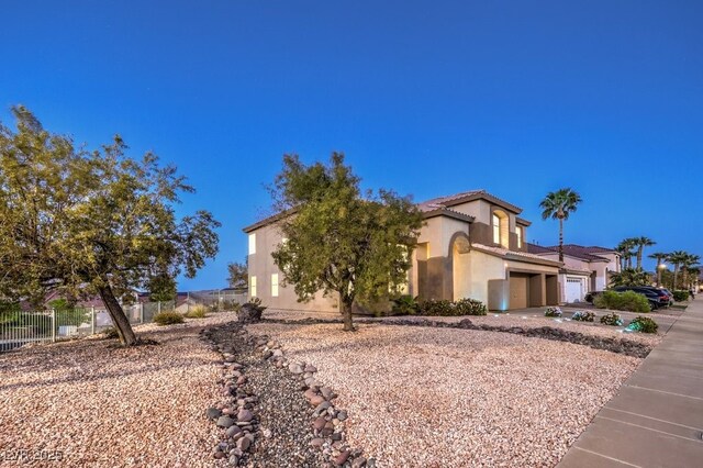 722 Descartes Ave, Henderson, NV 89002 - view of front of property featuring stucco siding and a tiled roof