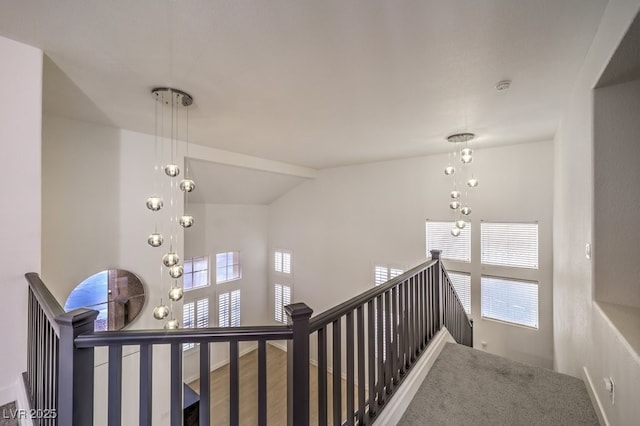 722 Descartes Ave, Henderson, NV 89002 - stairway featuring healthy amount of natural light, baseboards, and vaulted ceiling